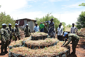 SOUTH SUDAN: RWANDAN PEACEKEEPERS CONDUCT A CAMPAIGN AGAINST MALNUTRITION