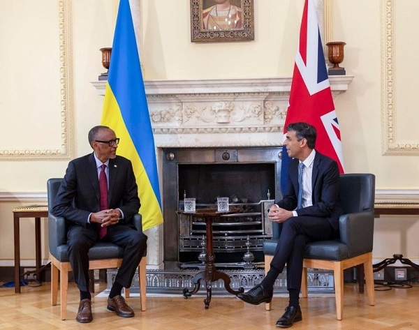 United Kingdom: PM Sunak meets President Paul Kagame